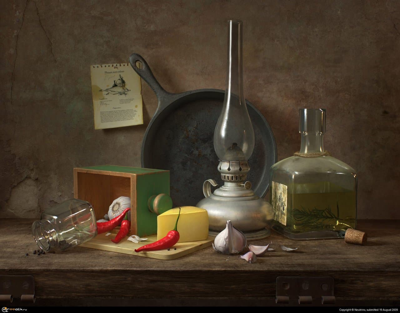 Натюрморт с черным перцем