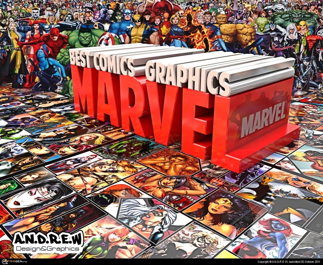 Marvel™[3d Typography]