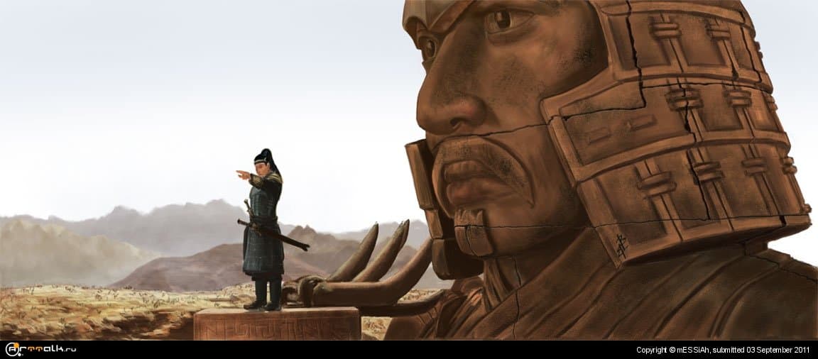 Рисунок по фильму "Мумия 3"