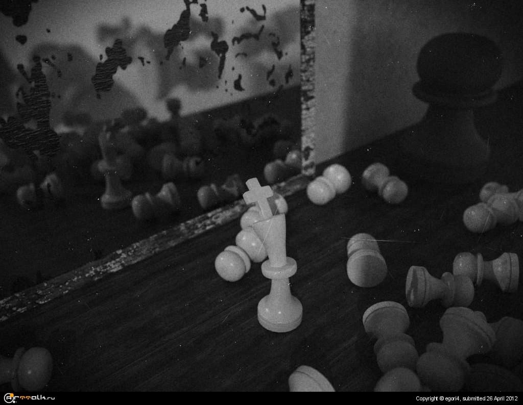 Оставшись один