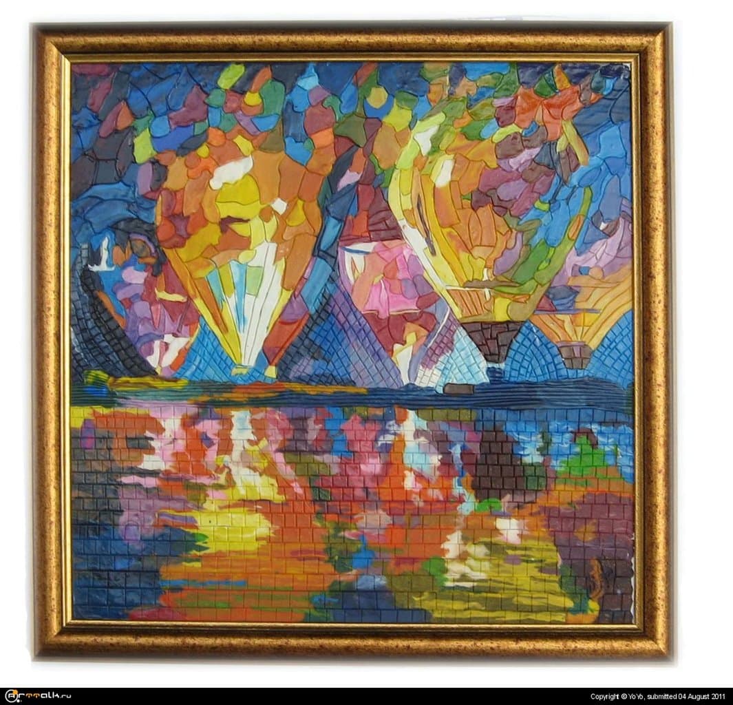 Леонид Афремов «Воздушные шары».