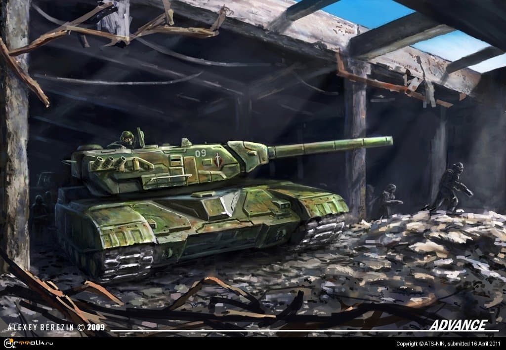 16-я отдельная выдвигается на исходный рубеж