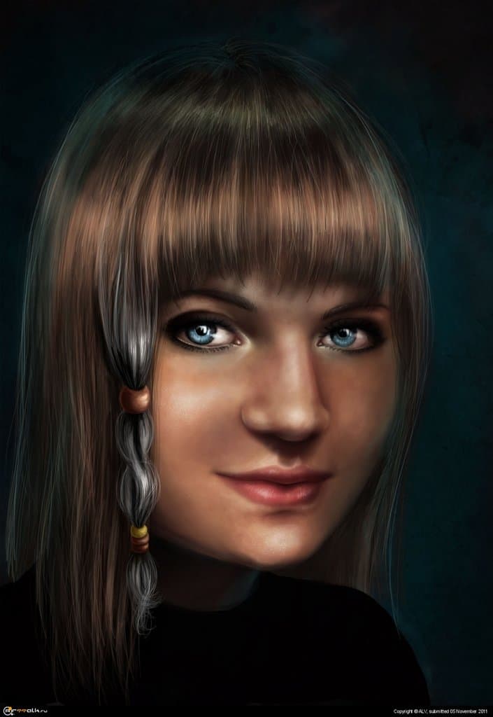 Портрет неизвестной