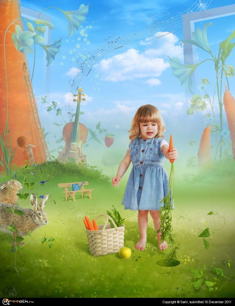 посажу дом для зайки