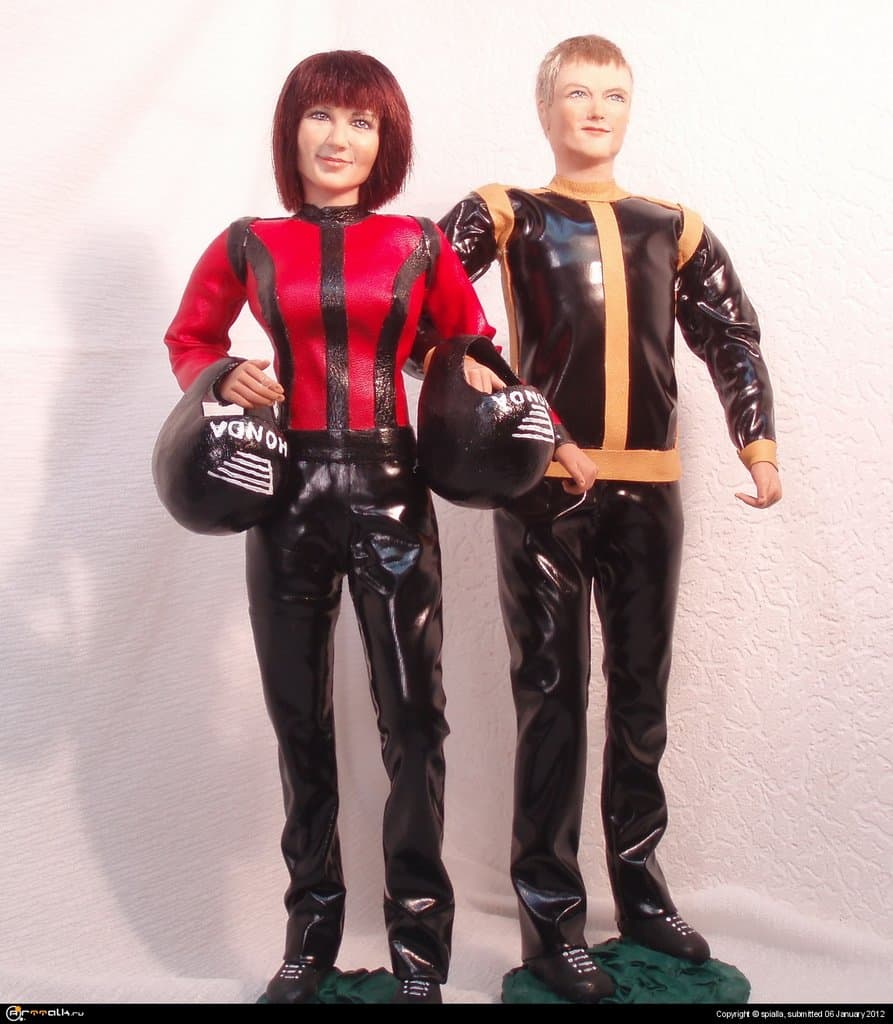 "Байкеры"  портретные куклы