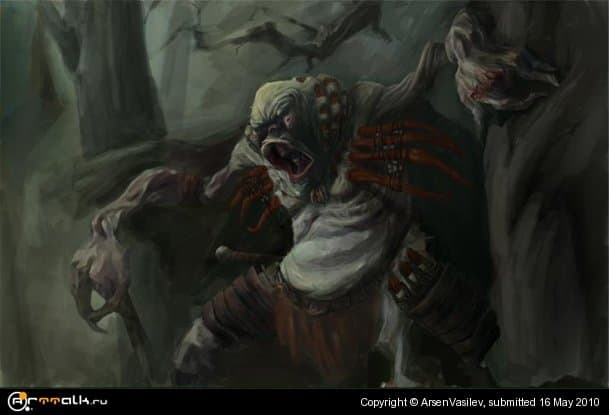 Троль с бодунища