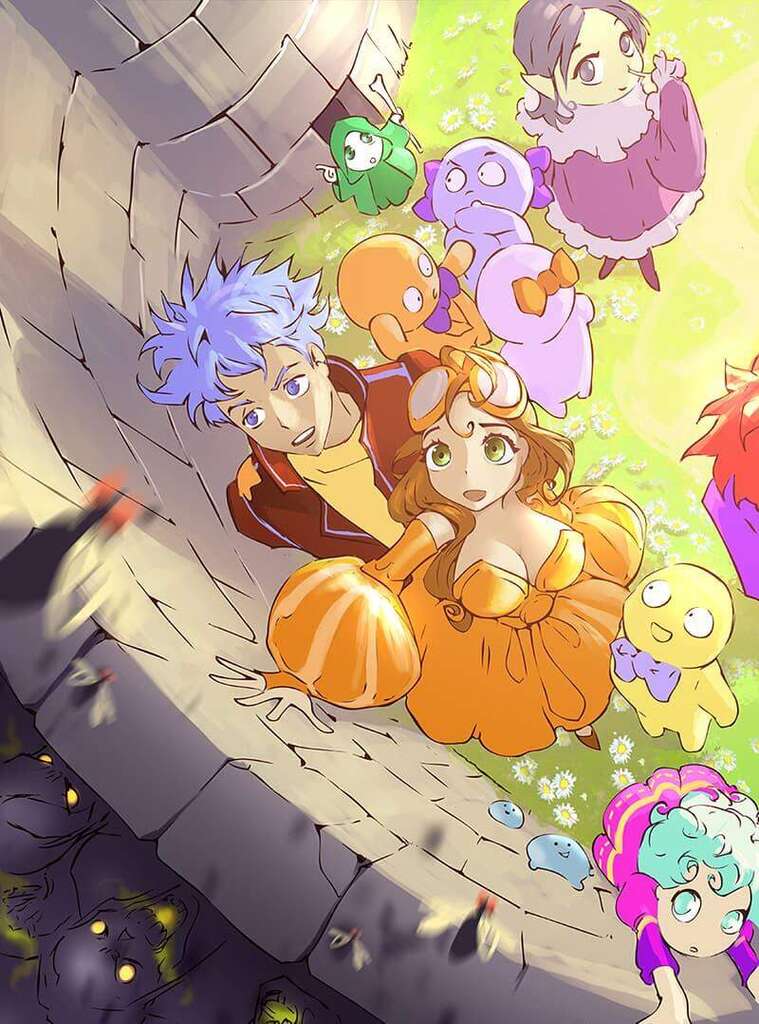 Orange princess and her friends' adventures